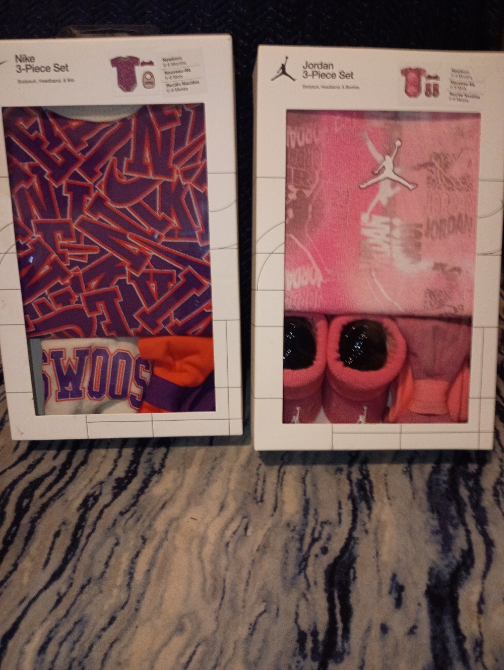 Jordan 3-Piece Baby Set - Pink